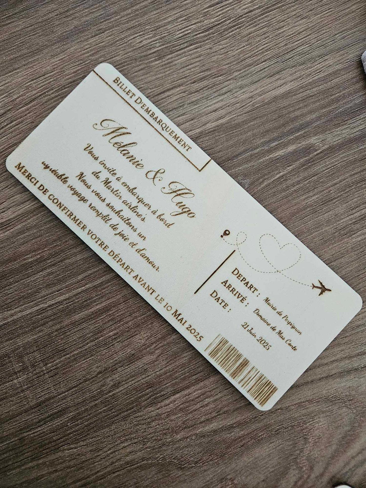 Faire part + save the date