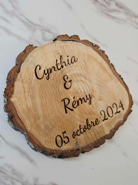 Centre de table bois