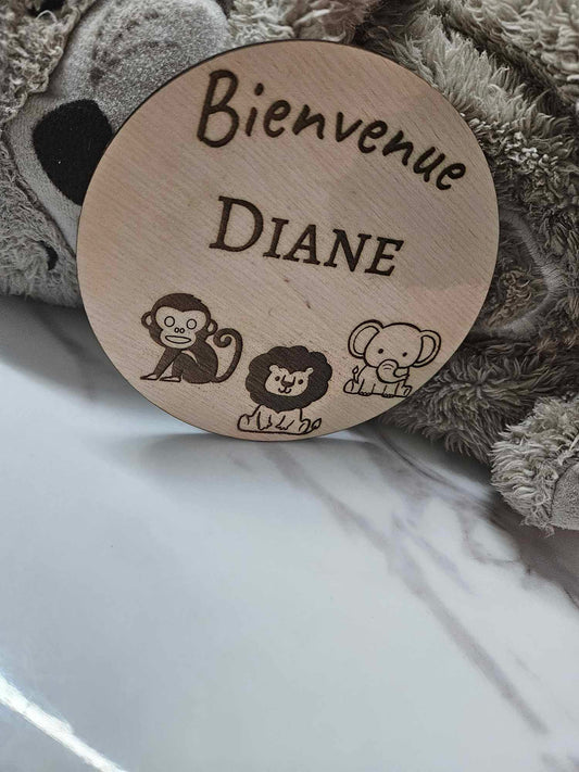 Carte bienvenue savane