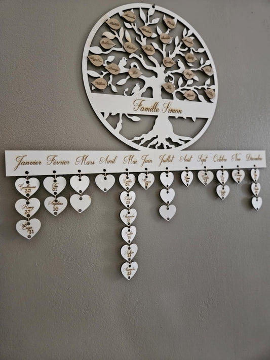 Calendrier Arbre de vie